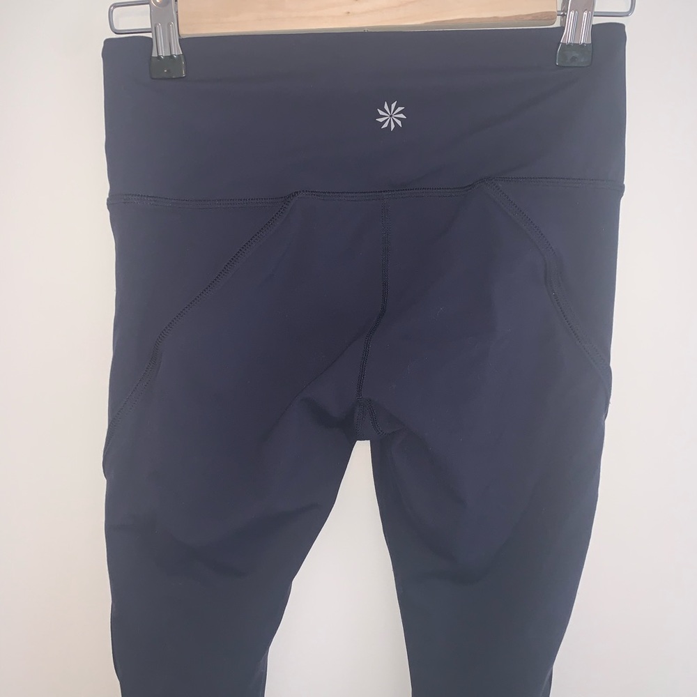 Athleta XS work out pants with mesh opening